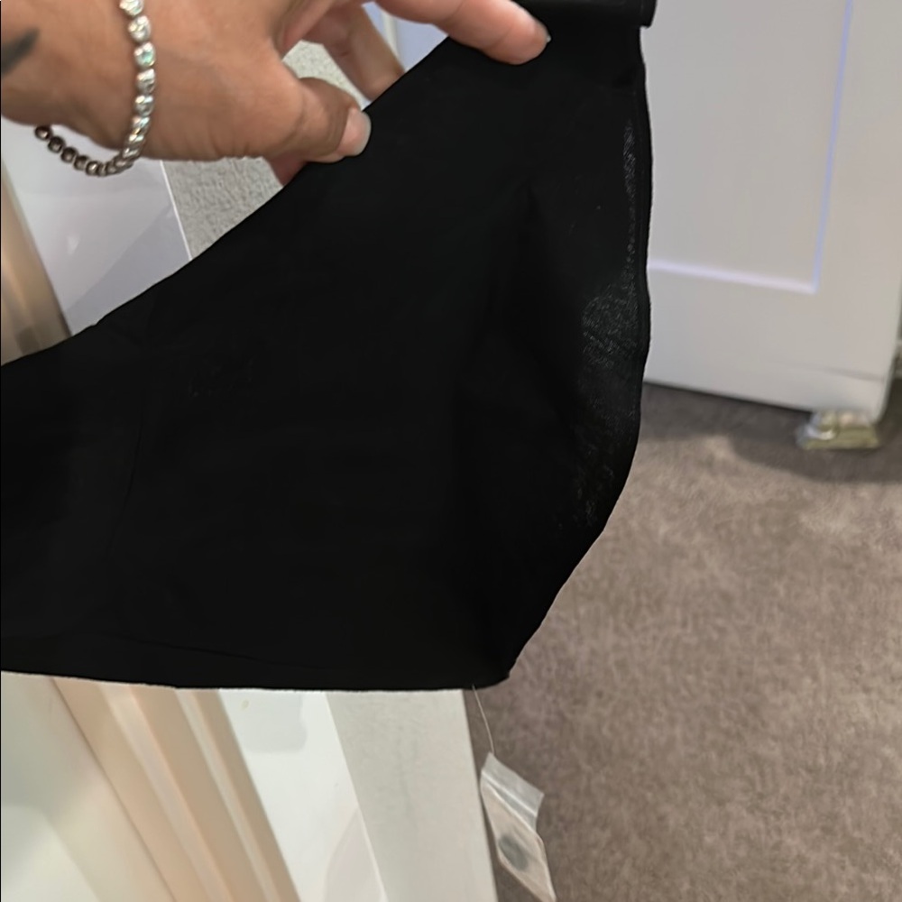 Free People Black Linen Blazer - Picture 4 of 8